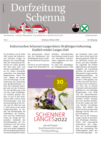 Dorfzeitung Schenna - Nr.1/2022